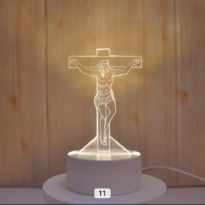 Veilleuse 3D — Crucifix